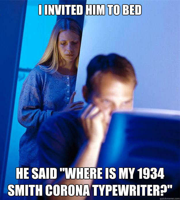 I invited him to bed He said 