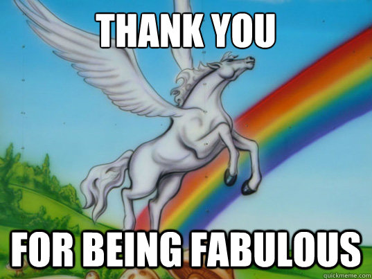 Thank you For being fabulous  