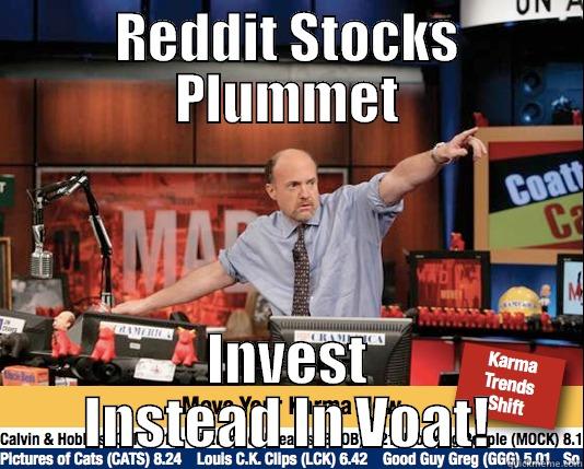 Reddit Stocks Plummet - REDDIT STOCKS PLUMMET INVEST INSTEAD IN VOAT! Mad Karma with Jim Cramer