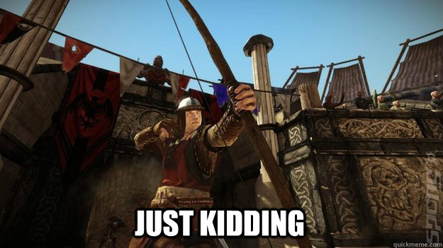 Just Kidding  