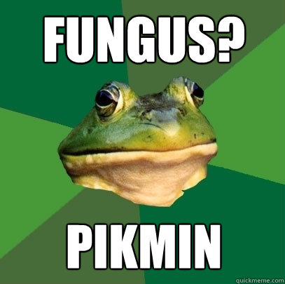 Fungus? pikmin  Foul Bachelor Frog