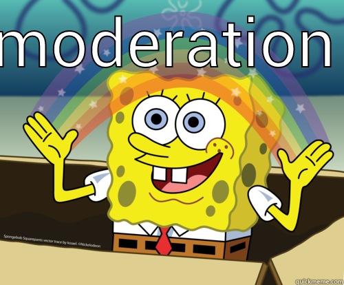 victoria needs to practice - MODERATION  Spongebob rainbow