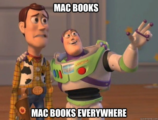 Mac Books Mac Books everywhere  buzz