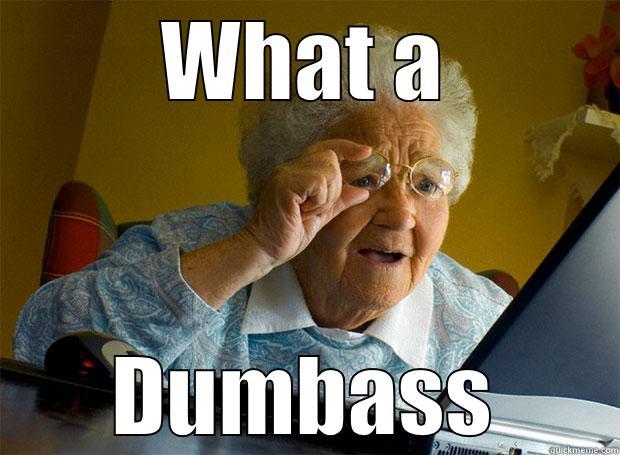 WHAT A DUMBASS Grandma finds the Internet