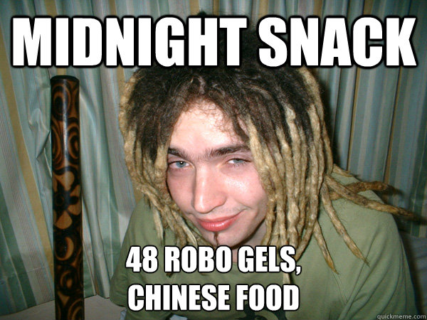 Midnight snack 48 robo gels,
chinese food  