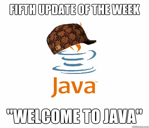 fifth update of the week 