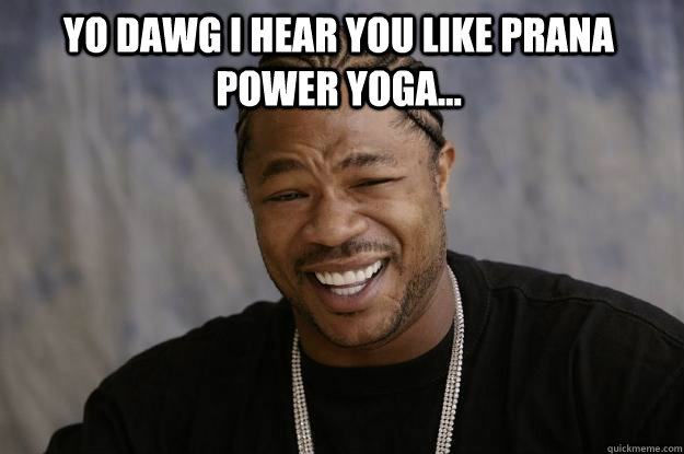 YO DAWG I HEAR You like prana power yoga...   Xzibit meme