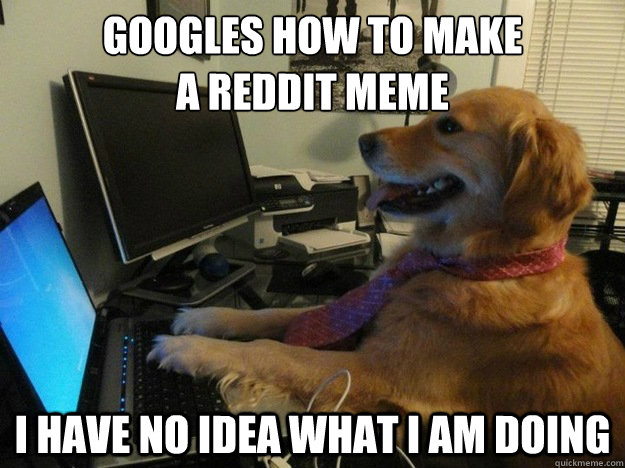 googles How to make 
a reddit meme I have no idea what I am doing  