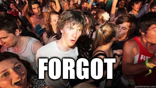  Forgot  Sudden Clarity Clarence
