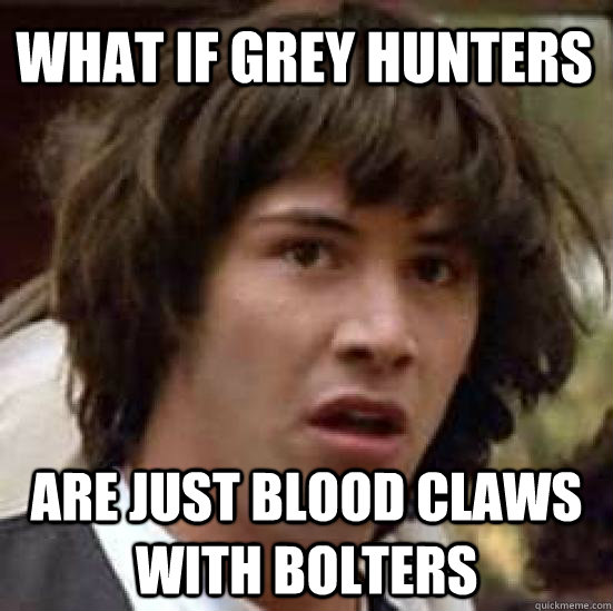 What if grey hunters are just blood claws with bolters  conspiracy keanu