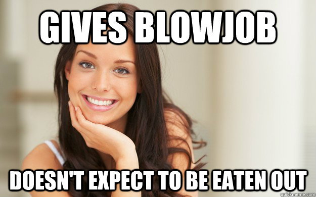 gives blowjob doesn't expect to be eaten out  Good Girl Gina