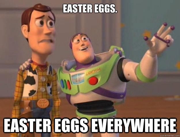 Easter Eggs. Easter Eggs Everywhere - Easter Eggs. Easter Eggs Everywhere  Buzz Lightyear