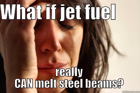 WHAT IF JET FUEL        REALLY CAN MELT STEEL BEAMS? First World Problems
