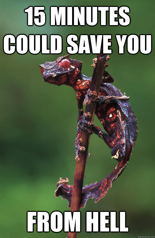 15 minutes could save you  from hell - 15 minutes could save you  from hell  Misc