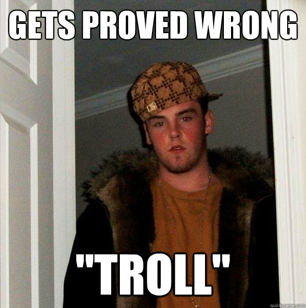 gets proved wrong 
