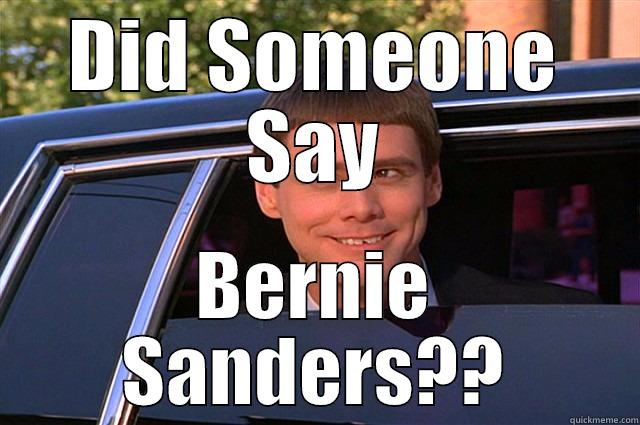 DID SOMEONE SAY BERNIE SANDERS?? Misc