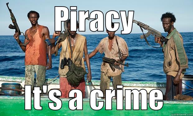 PIRACY IT'S A CRIME Misc