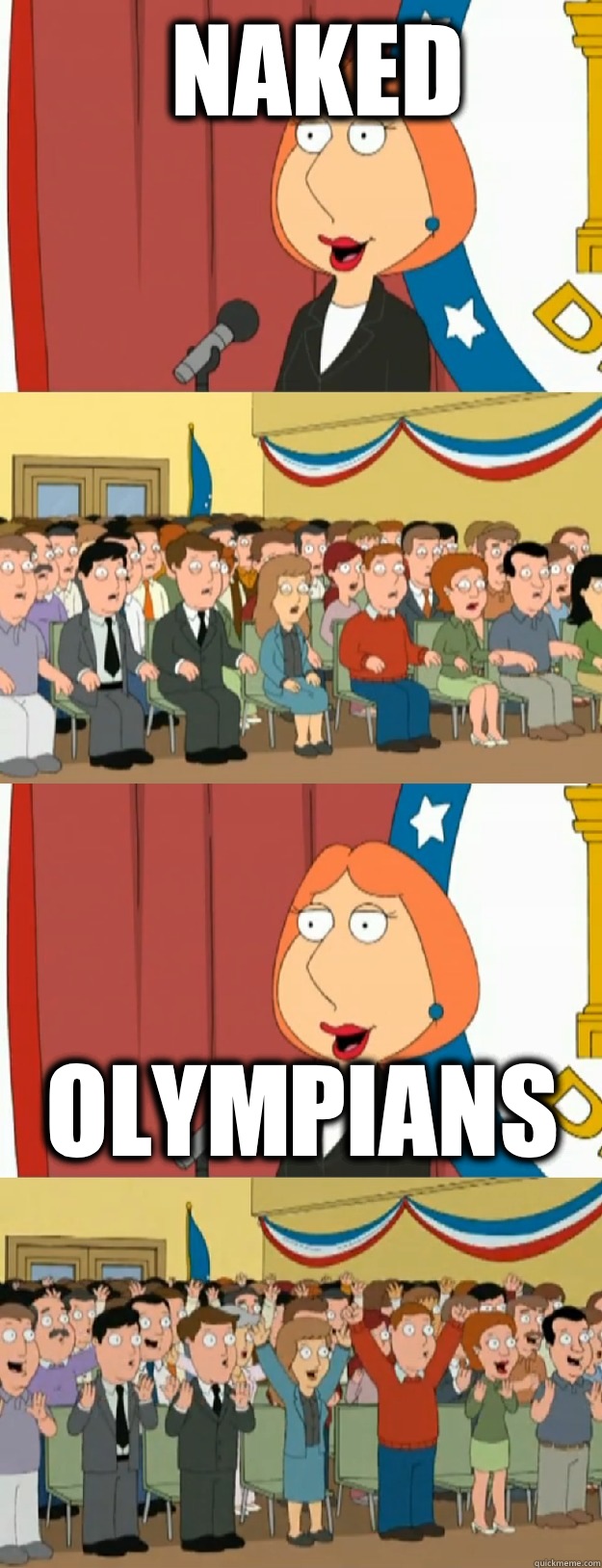 Naked Olympians  Lois Griffin