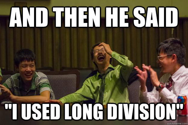 And then he said 