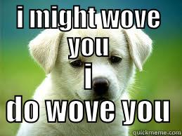 I MIGHT WOVE YOU I DO WOVE YOU Misc