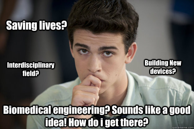 Biomedical engineering? Sounds like a good idea! How do i get there? Saving lives? Building New devices?  Interdisciplinary field? - Biomedical engineering? Sounds like a good idea! How do i get there? Saving lives? Building New devices?  Interdisciplinary field?  Misc