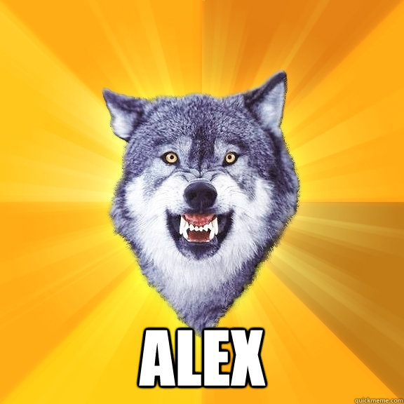  alex  Courage Wolf