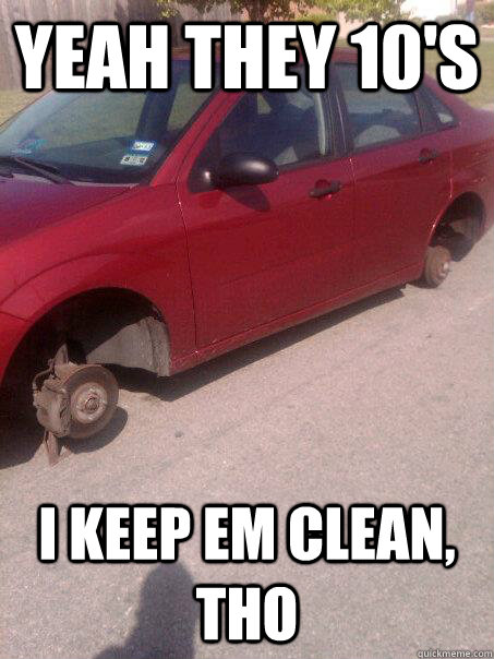 Yeah they 10's I keep em clean, tho - Yeah they 10's I keep em clean, tho  GhettoBurbia