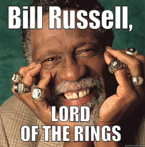 BILL RUSSELL, LORD OF THE RINGS Misc