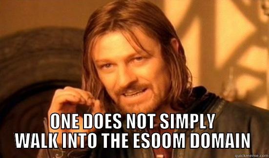  ONE DOES NOT SIMPLY WALK INTO THE ESOOM DOMAIN Boromir