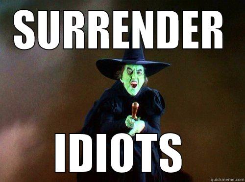 SURRENDER IDIOTS Misc