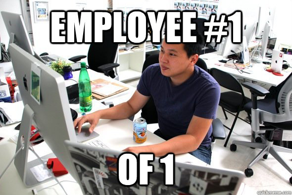 Employee #1 Of 1  