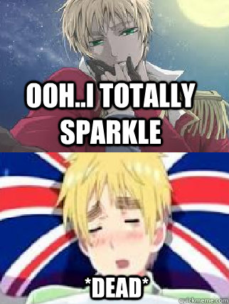 ooh..I totally sparkle *dead* - ooh..I totally sparkle *dead*  Hetalia reacts to their bishie selves