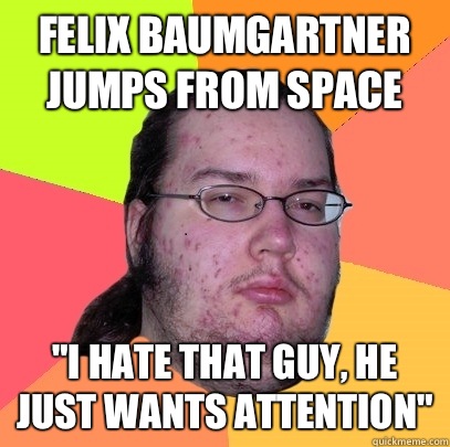 Felix Baumgartner jumps from space  