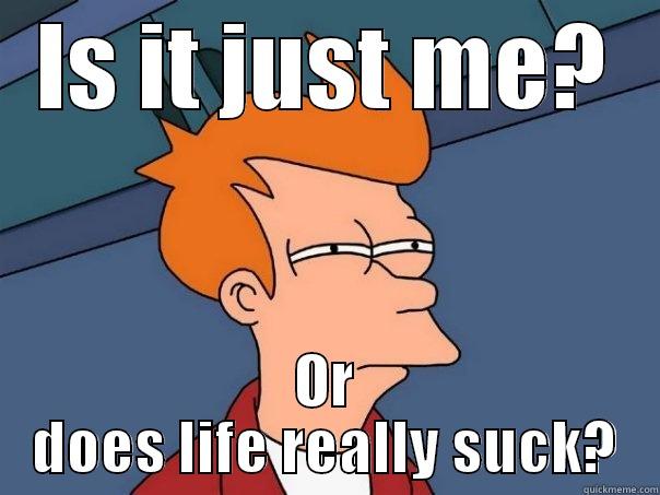 IS IT JUST ME? OR DOES LIFE REALLY SUCK? Futurama Fry
