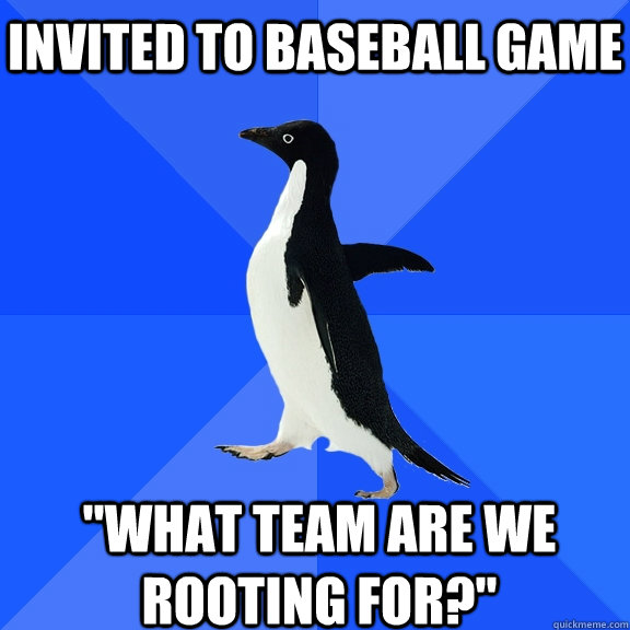 Invited to baseball game 
