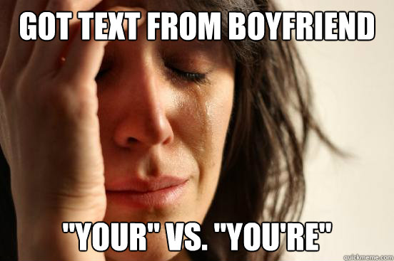 Got text from boyfriend 