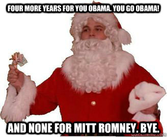 Four More years for you obama. You go obama! and none for mitt romney. bye.   glen coco