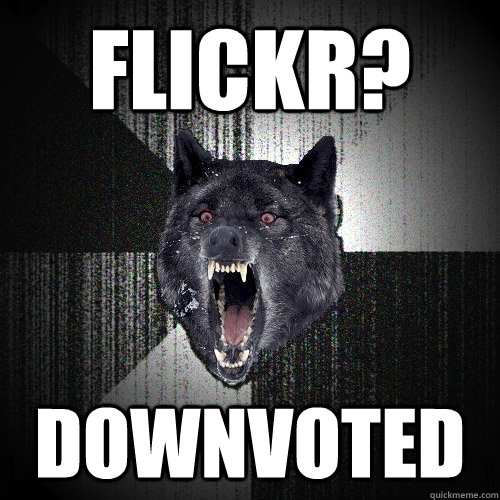 Flickr? downvoted  Insanity Wolf