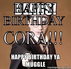 HEY, I heard you are now 5 years old - HAPPY BIRTHDAY CORA!!! Misc