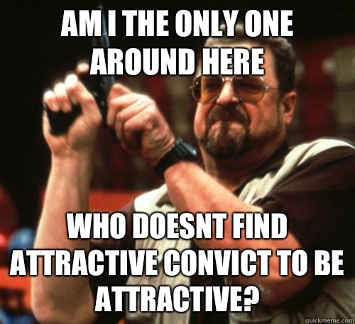 Am I the only one around here Who doesnt find Attractive convict to be attractive?  Am I The Only One Around Here