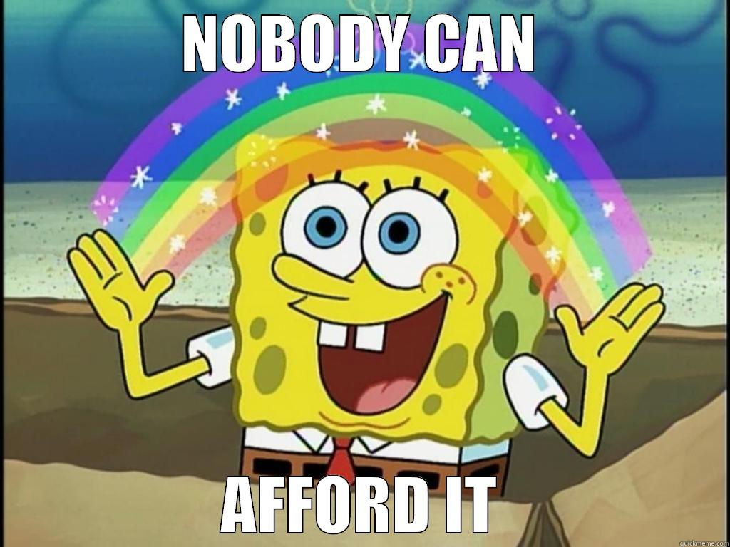 broke spongebob - NOBODY CAN AFFORD IT Misc