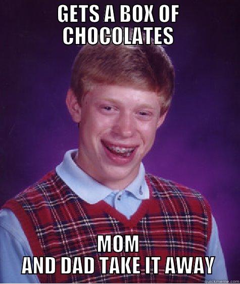 NO NO NO NO NO NO NONO NO NO NO NO NO NO NO NO NO NO NO NO NO NO NO NO NO NO NO NO NO NONO NO NO NO NO NO NO NO NO NO NO ON ONO NONO N - GETS A BOX OF CHOCOLATES MOM AND DAD TAKE IT AWAY Bad Luck Brian