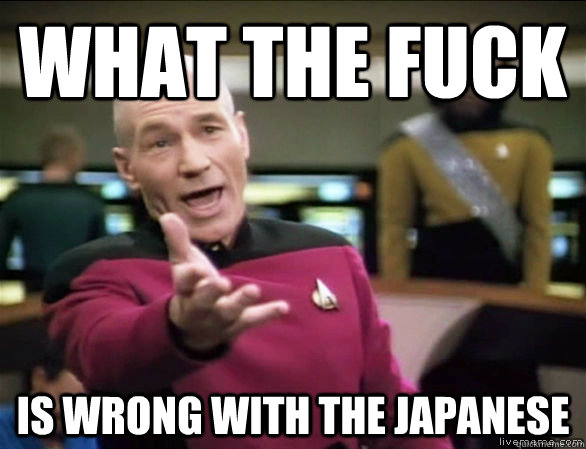 What the fuck Is wrong with the japanese  Annoyed Picard HD