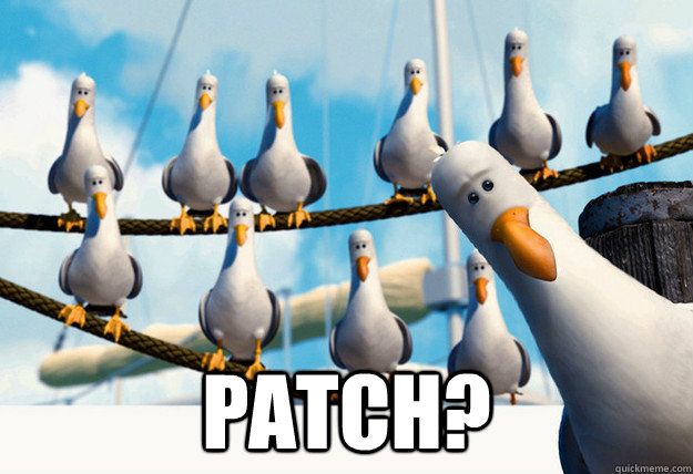  Patch?  Finding Nemo Mine Seagulls