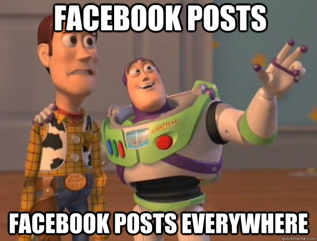 Facebook posts facebook posts everywhere  