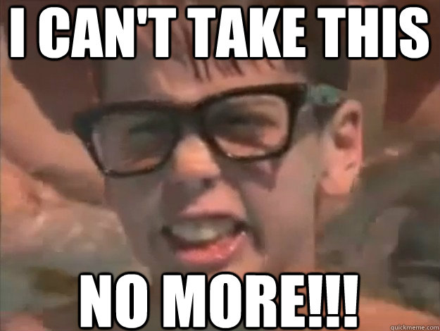 I CAN'T TAKE THIS NO MORE!!!  Sexually Frustrated Squints