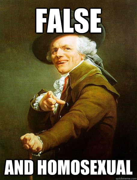 false and homosexual  Joseph Decreaux