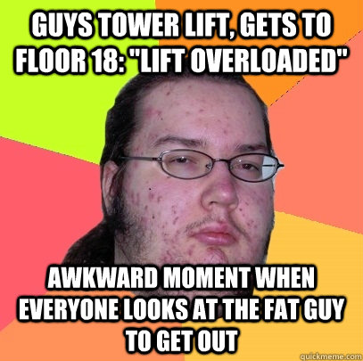 GUYS TOWER LIFT, GETS TO FLOOR 18: 