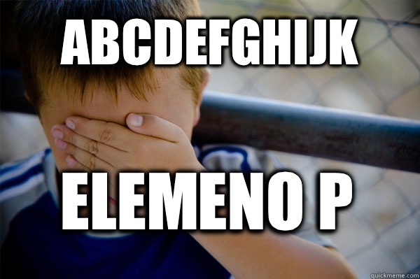 ABCDEFGHIJK Elemeno p - ABCDEFGHIJK Elemeno p  Confession kid