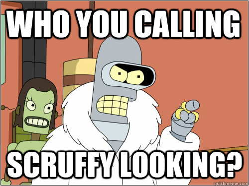 Who you calling Scruffy looking?  Blackjack Bender
